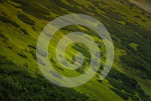 A beautiful mountain landscape above tree line