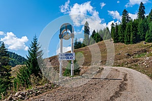 Beautiful mountain landscape in Ajara, beautiful valley