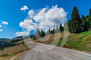 Beautiful mountain landscape in Ajara, beautiful valley