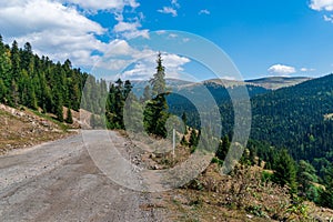 Beautiful mountain landscape in Ajara, beautiful valley