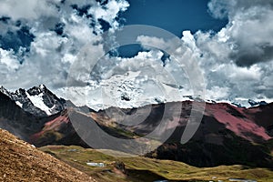 Beautiful mountain landscape in the Andes, Peru