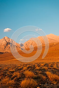 Beautiful mountain landscape. The Anti Taurus Mountains. Aladaglar National Park. Turkey