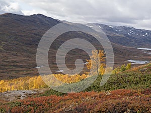 Beautiful mountain landscape in autumn