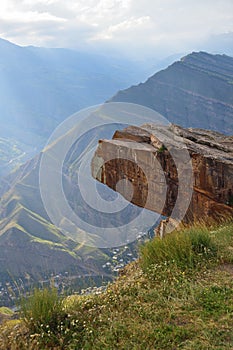 Beautiful mountain landscape of Dagestan, Russia