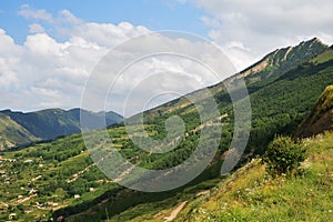 Beautiful mountain landscape of Dagestan, Russia