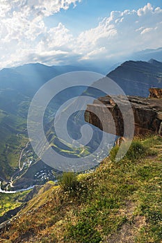 Beautiful mountain landscape of Dagestan, Russia