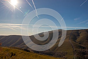 Beautiful mountain landscape , in the Natural Park of Montesinho, is located in the Northeast of Tras-os-Montes photo