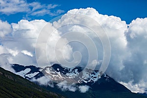 Beautiful mountain landscape of Patagonia