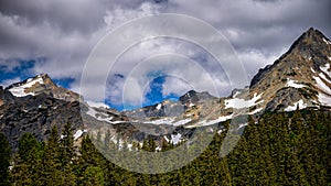 Beautiful mountain landscape. Popradske Pleso, Tatra National Park, Slovakia