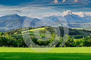 Beautiful mountain landscape in Provence, France