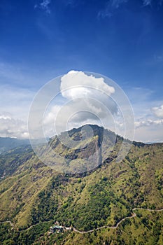 Beautiful mountain landscape, Sri Lanka, Ceylon Island, Ella