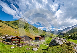 Beautiful Mountain Landscape in the Summer in the Alps, Switzerland