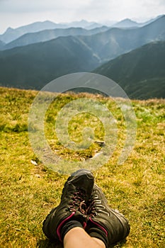 A beautiful mountain landscape in Tatra mountains in Slovakia, Europe.