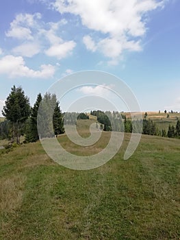 Beautiful mountain landscape. Transcarpathia, Ukraine