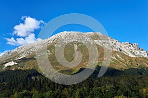 Beautiful mountain landscape - view of Mount Oshten in the Caucasus, Russia