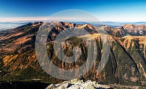 Beautiful mountain landscape. Western Tatras in Slovakia