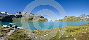 Beautiful mountain Panorama landscape in the High Tauern National Park, Austria