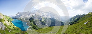 Beautiful mountain panorama - marmolada glacier