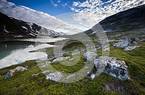 A beautiful mountain road in Norway