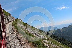 Beautiful mountain scenery in the Austrian Alps