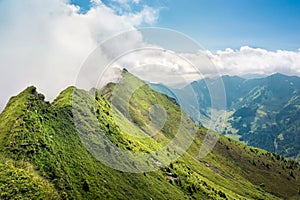 Beautiful mountain summer landscape in the alps, Austria