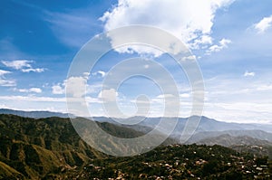 Beautiful mountain valley in Baguio city, Luzon, Phillippines