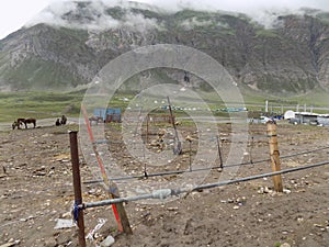 Beautiful Mountain view way to Amarnath Temple photo