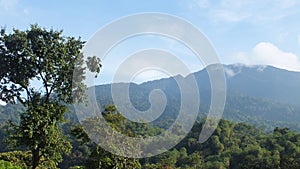 Beautiful mountain view in the morning