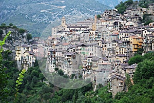 Beautiful mountain village Saorge.