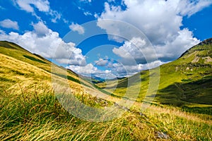 Beautiful mountainous landscape at the Lake District in England