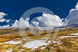 Beautiful mountainous landscape of Mount Kosciou