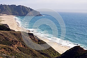 Beautiful Mountainous Pacific Ocean Coastline