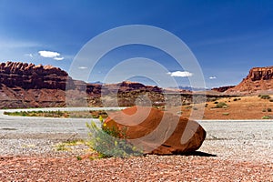 Beautiful mountains and desert landscape