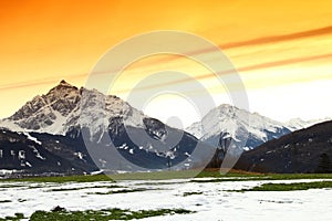 Beautiful Mountains in Innsbruck, Austria