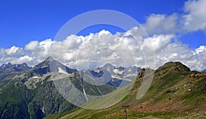 Beautiful mountains landscape