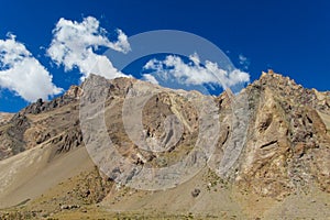 Beautiful mountains near Aconcagua peak