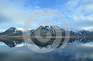 Beautiful Mountains Reflecting in the Water