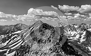 Beautiful mountains of the Sawatch Range. Colorado Rocky Mountains photo