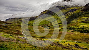 The beautiful mountains of Scotland