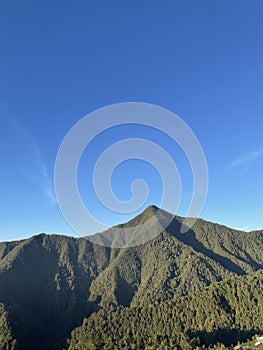 Beautiful mountaun and blue sky