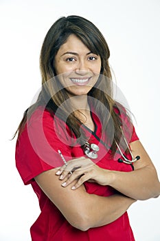 Beautiful multi racial medical professional