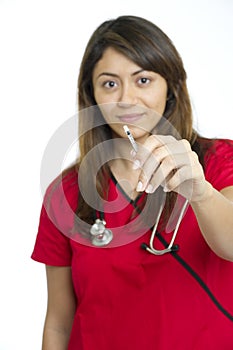 Beautiful multi racial medical professional