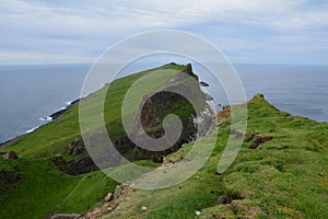 The beautiful Mykines island in The Faroe Islands