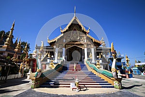 Beautiful Naga image In old temple