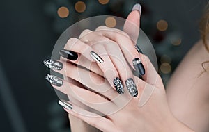 Beautiful Nail Art Manicure.