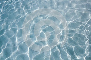 Beautiful natural clear water ripple background pattern
