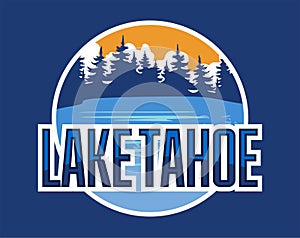 beautiful natural scenery in lake tahoe