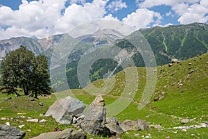 Beautiful Natural Scenery & Landscape of Sonamarg, Srinagar, Jam