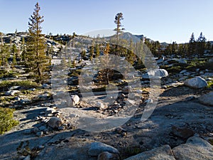 Beautiful Natural Scenery in Sierra Nevada Mountains