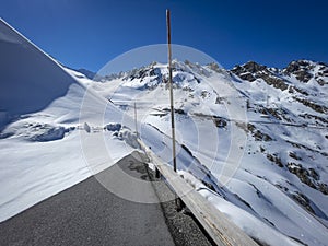 Beautiful nature and high mountains of Tirol in Austria